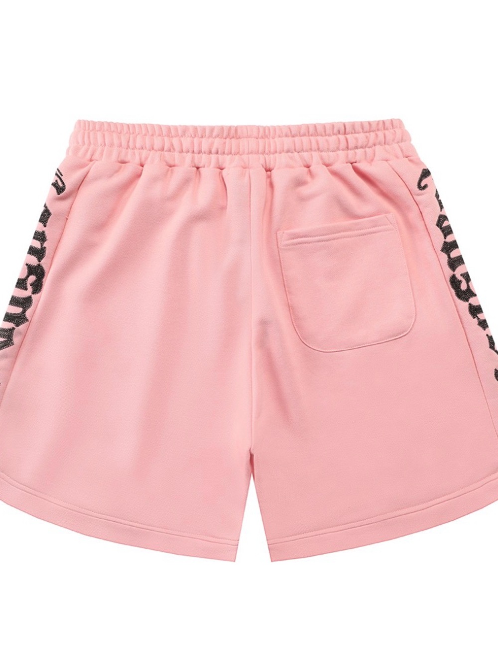 Pink Women's Elastic-Waist Casual Shorts